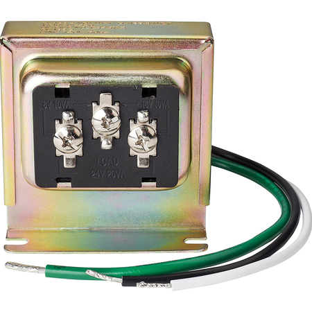 Newhouse Hardware Wired TriVolt Doorbell Transformer 8vac/10VA, 16vac/10VA or 24vac/20VA 3TRAN